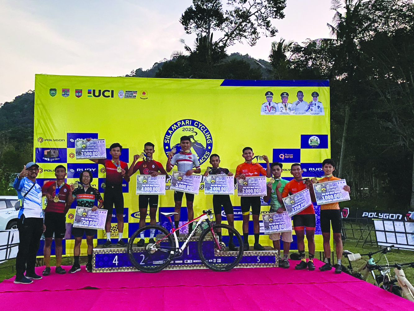 DCT Pagaralam Naik Podium Silampari Cycling