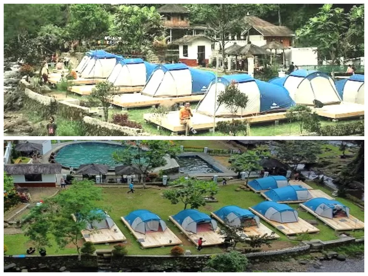 Rasakan Serunya Camping di Tengah Pemandangan Sungai dan Sawah di Muara Jambu, Liburan Tanpa Menguras Dompet