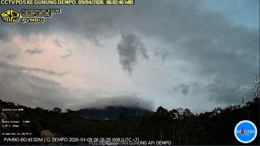 Status Level II Gunung Dempo, PVMBG Ingatkan Pendaki Jauhi Kawah