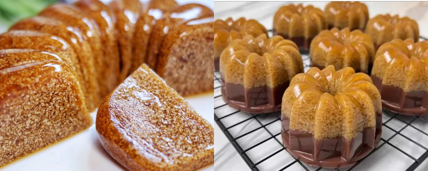 Puding Lumut Gula Jawa, Nikmatnya Paduan Gula Jawa dalam Setiap Suapan