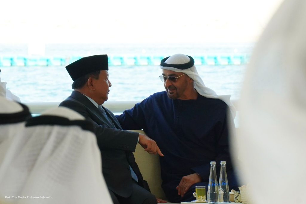 Menhan Prabowo Hadiri Undangan Presiden UEA di Abu Dhabi