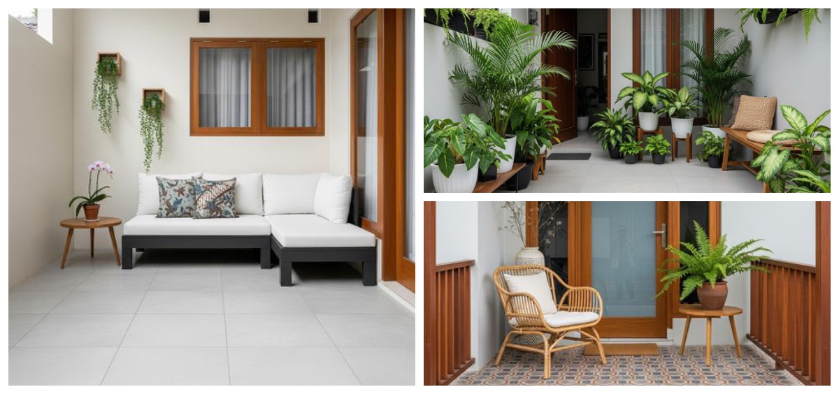 Rekomendasi Desain Teras Mungil dengan Keramik Murah, Tampak Mewah dan Elegan Tanpa Bikin Kantong Bolong