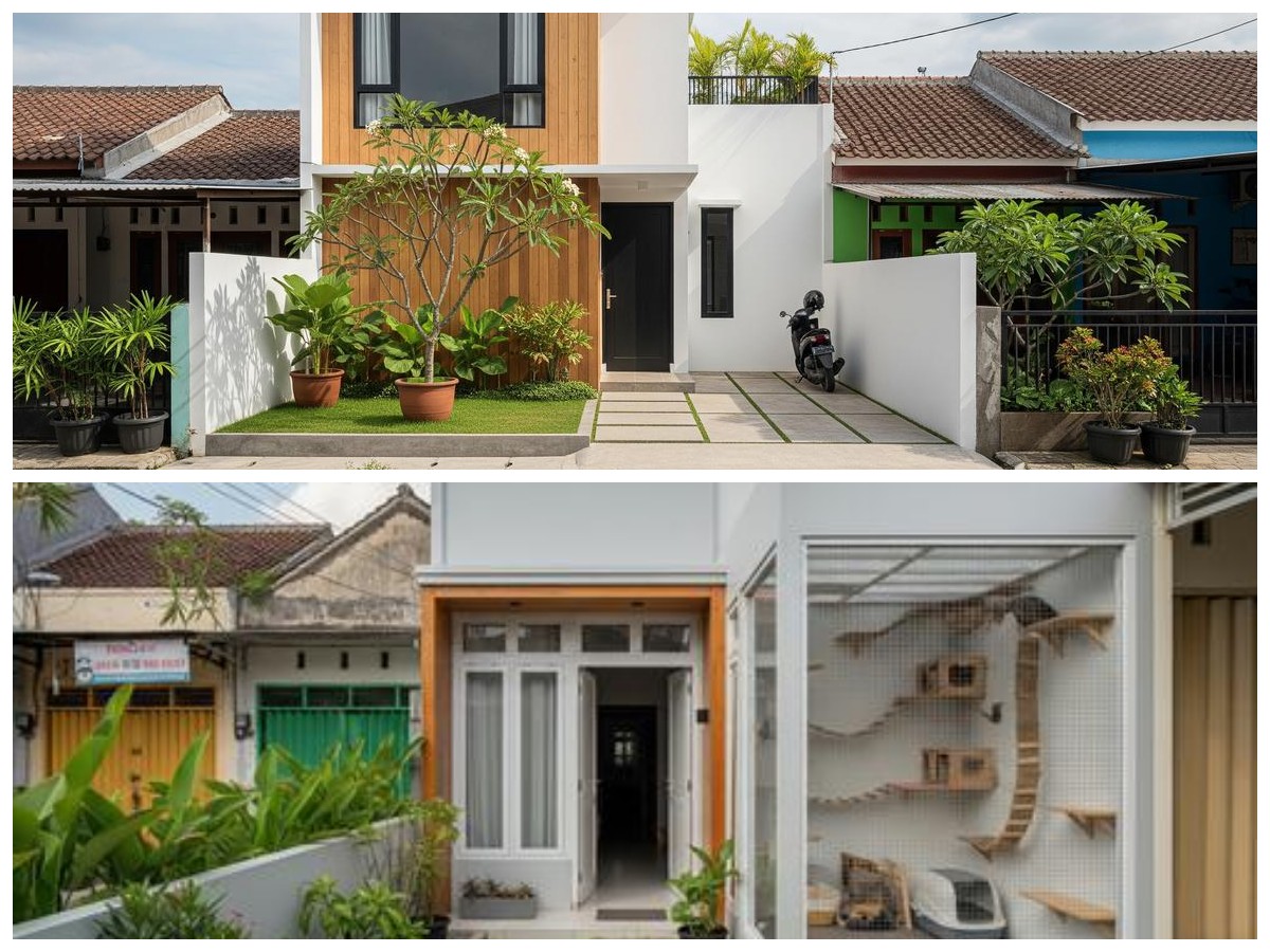 Inspirasi 8 Desain Rumah di Lahan Bekas Kontrakan 2025: Tampil Modern Meski Ukuran Terbatas