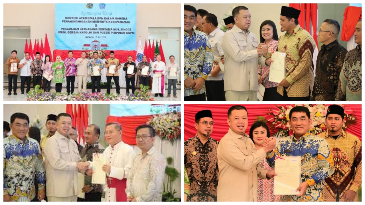 Menteri ATR/BPN Serahkan Sertipikat Tanah, Tegaskan Komitmen Tuntaskan PR Pertanahan di Era Presiden Prabowo