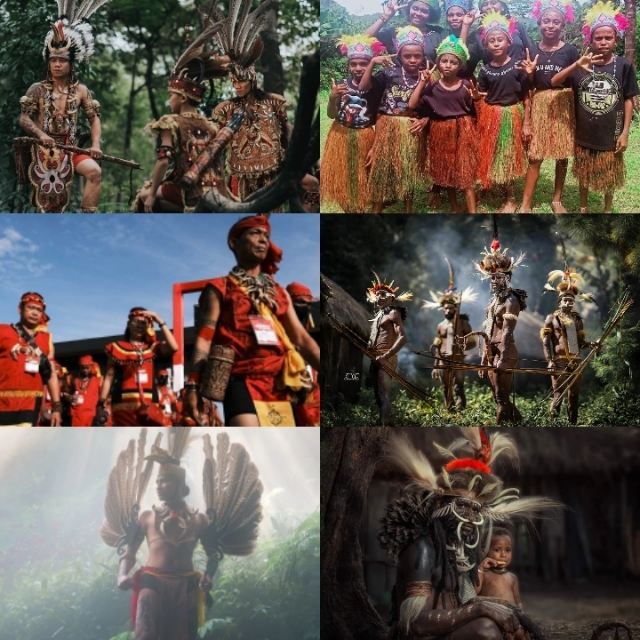Perbedaan Suku Papua dan Suku Kalimantan, Ternyata Keunikannya Seperti Ini﻿