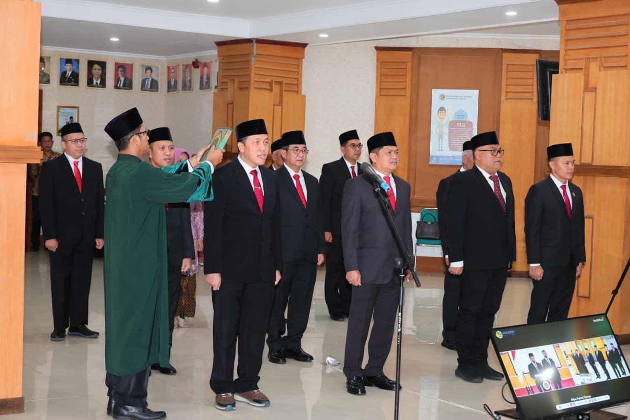 Menteri ATR/BPN Lantik 24 Pejabat Struktural, Ingatkan Dedikasi dan Kesederhanaan