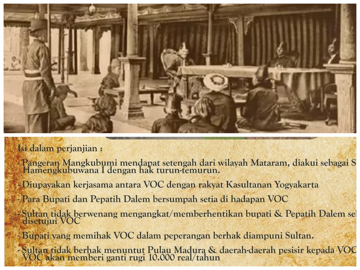 Sejarah dan Isi Perjanjian Giyanti: Awal Perpecahan Mataram dan Campur Tangan VOC di Tanah Jawa!