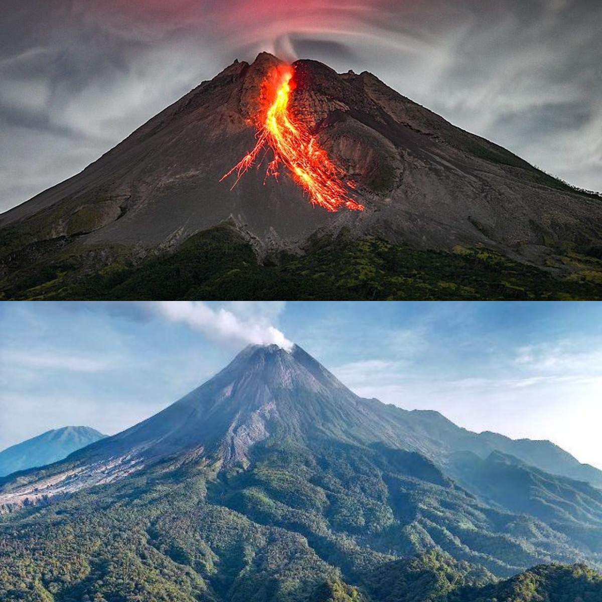 Ngeri! Ternyata Ini Misteri Dibalik Gunung Merapi, Gunung Api Paling Aktif di Indonesia Simak Penjelasannya!