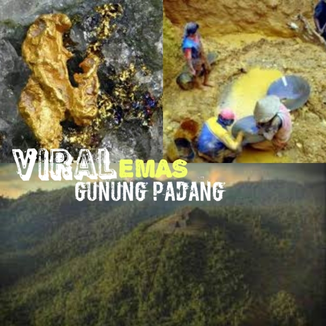 Viral EMAS, Terkubur di Gunung Padang, Mitos Peninggalan Kerajaan Pajajaran, Benarkah?