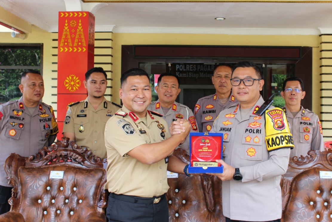 Audiensi ke Polres Pagar Alam, Lapas Perkuat Sinergi Antar Lembaga Penegak Hukum