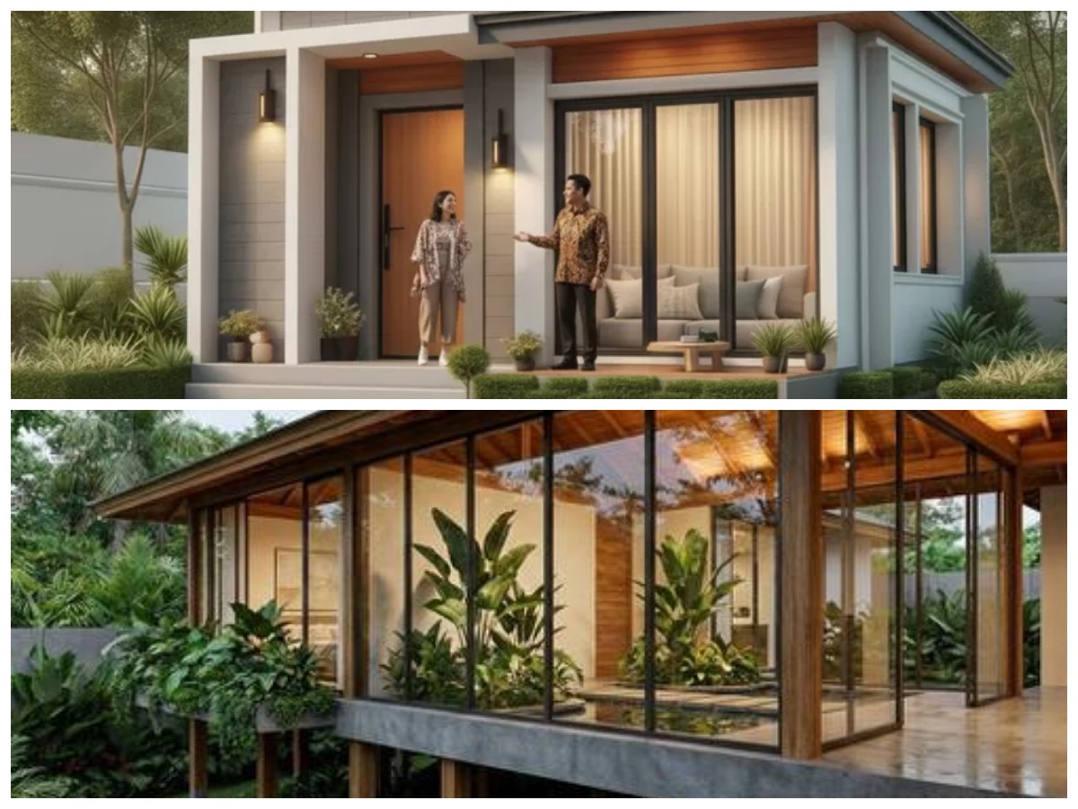 Hunian Adem di Iklim Panas, Intip Inspirasi Rumah Modern Tropis 1 Lantai 2026