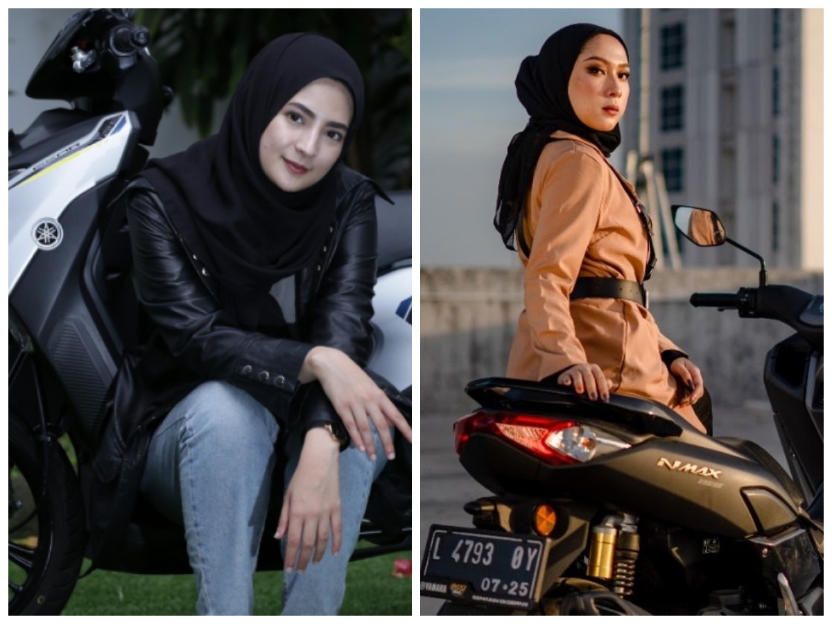 Begini Ternyata Outfit Kece yang Cocok Saat Berkendara Motor Bagi Wanita Hijab 