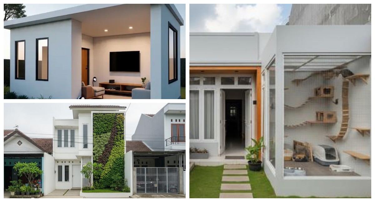 8 Desain Rumah di Lahan Bekas Kontrakan 2025, Kecil tapi Tetap Stylish dan Nyaman Dihuni