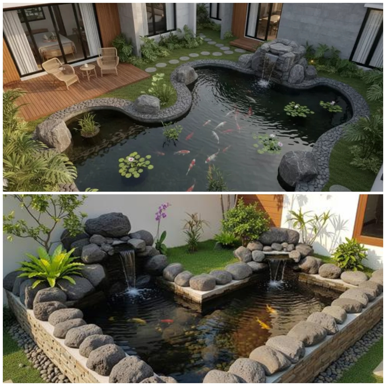 Panduan Lengkap Menata Kolam Ikan Batu Alam yang Estetis dan Low Maintenance