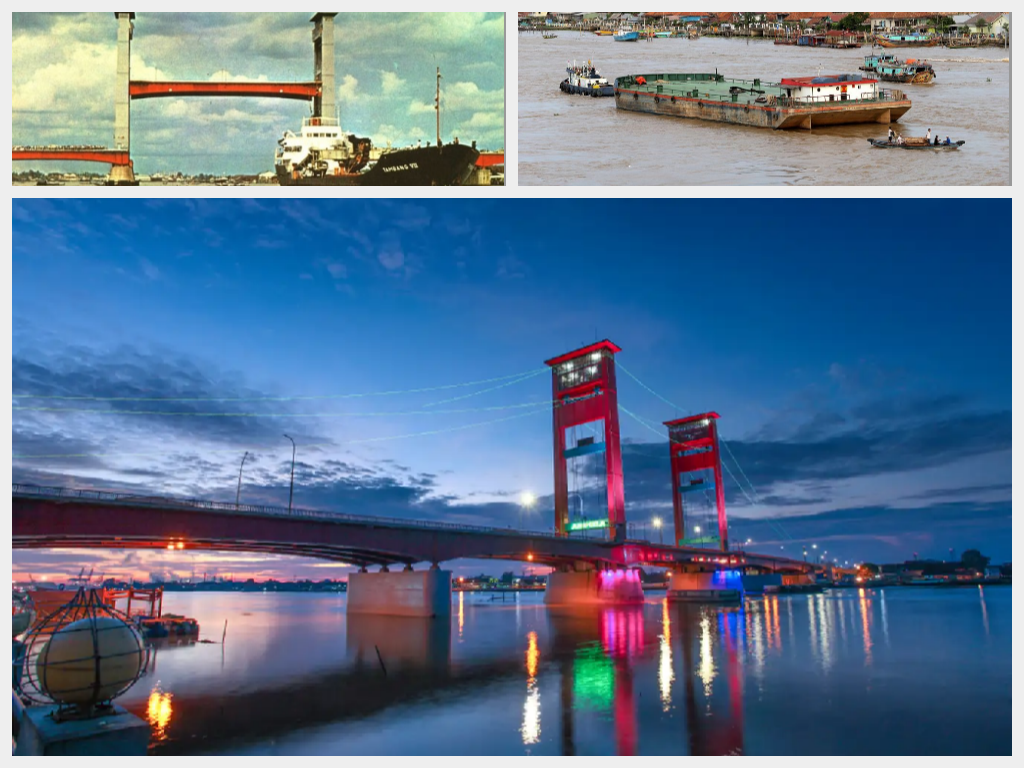 7 Tourist Attractions in Palembang, One of Them is Ampera Bridg