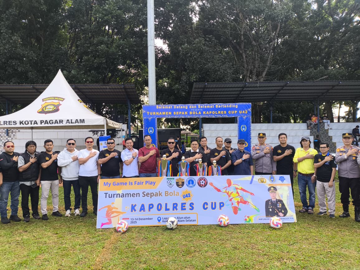 Gelar Kapolres Cup U-42 2025, AKBP Januar KS Persada : Jadikan Pagar Alam Kota Ramah Wisata dan Olah Raga