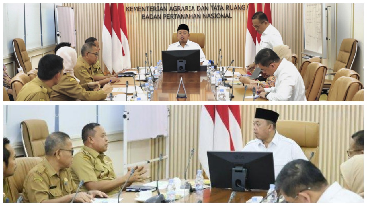 Percepat Sertipikasi Aset Daerah, Menteri ATR/BPN Terima Audiensi Wali Kota Bekasi