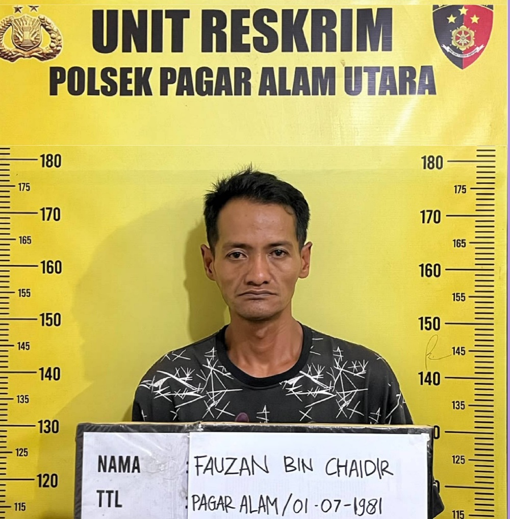 Pencuri Material Bangunan di Pagar Alam Diringkus Polisi, Rekannya DPO