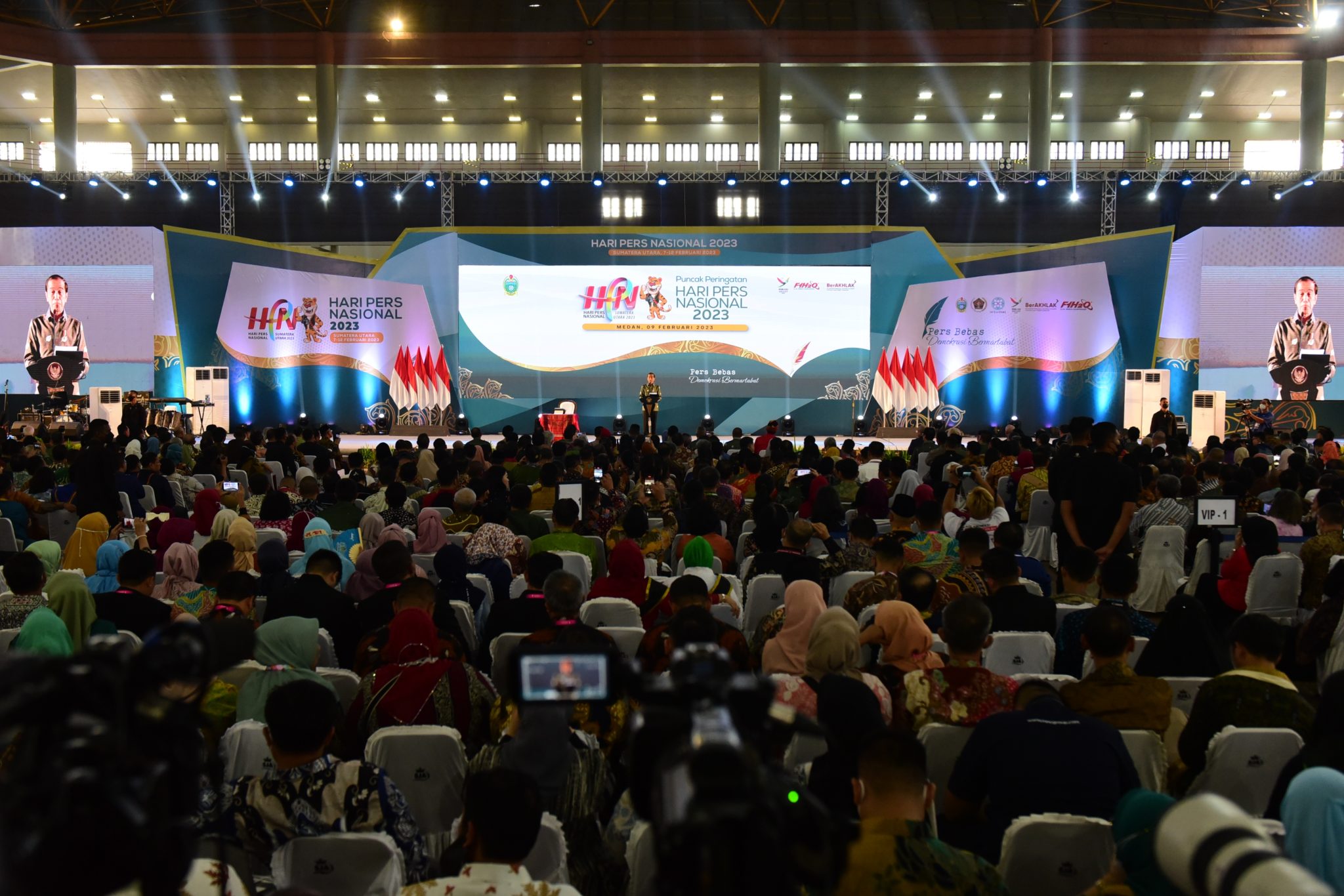 Peringatan HPN 2023, Presiden Jokowi: Dunia Pers Sedang Tidak Baik-baik Saja