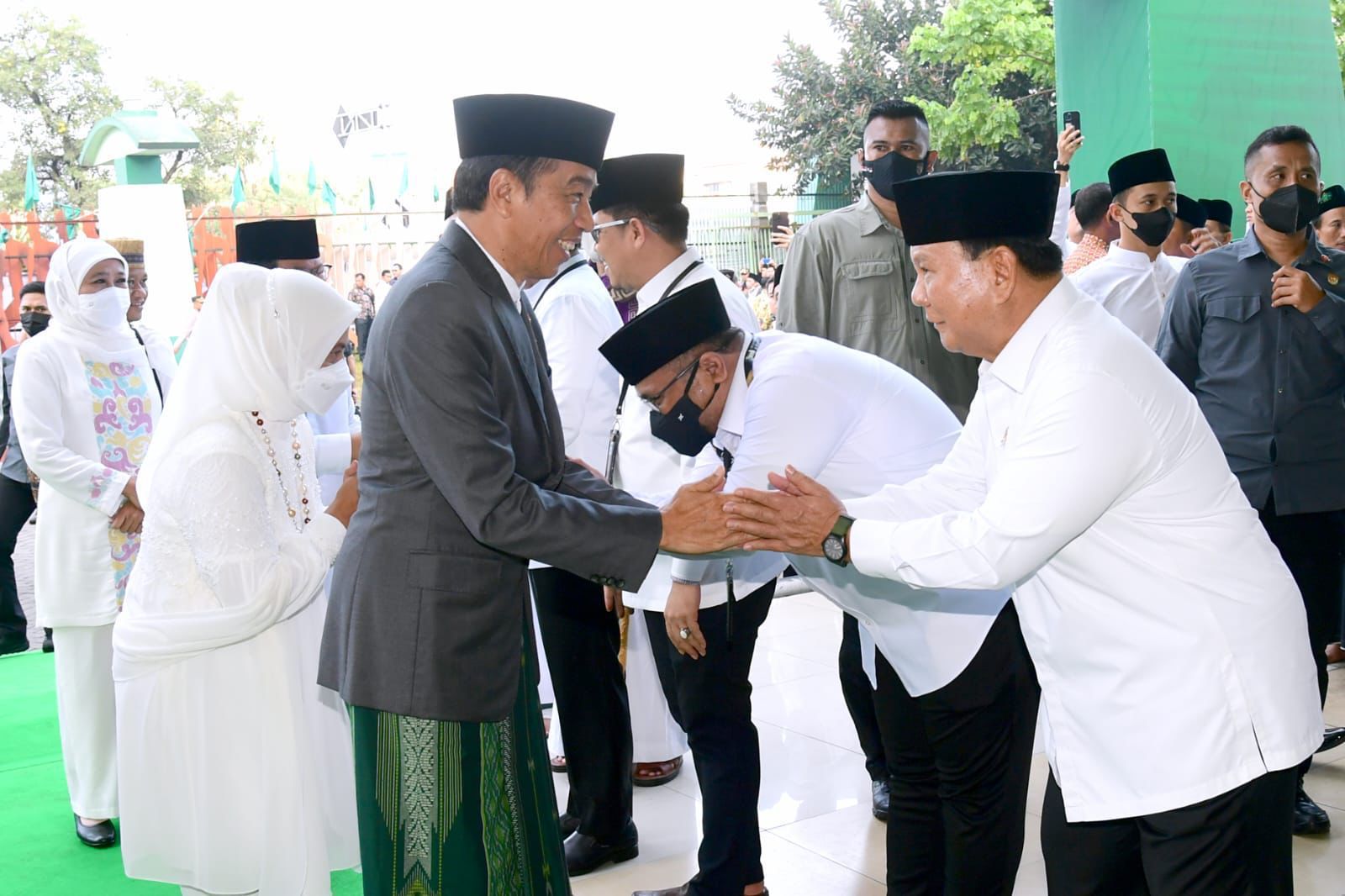 Presiden Jokowi dan Ibu Iriana Hadiri Resepsi Puncak Satu Abad NU