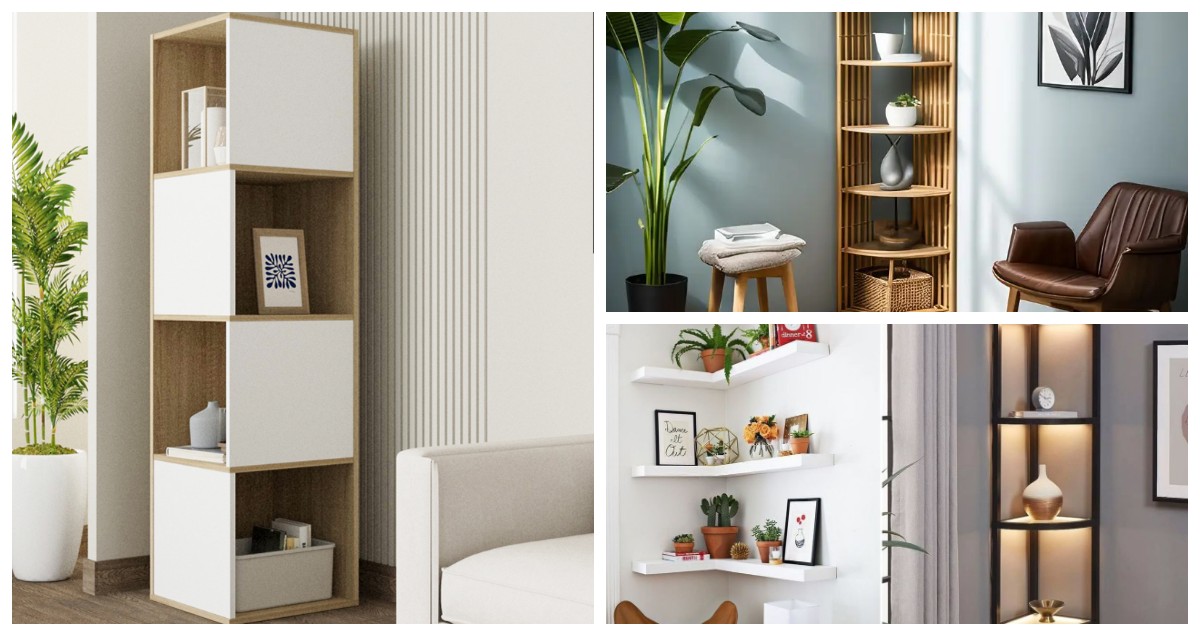 5 Model Rak Sudut Minimalis dan Trik Menatanya Agar Ruang Tamu Tampak Mewah