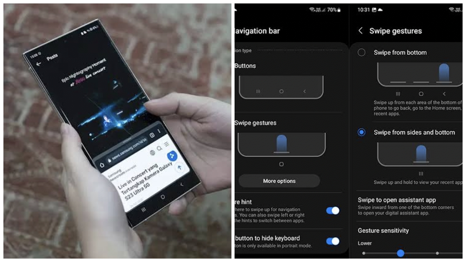 Navigation Gesture Samsung, Mudah Digunakan dan Bermanfaat untuk Pengalaman Lebih Lancar