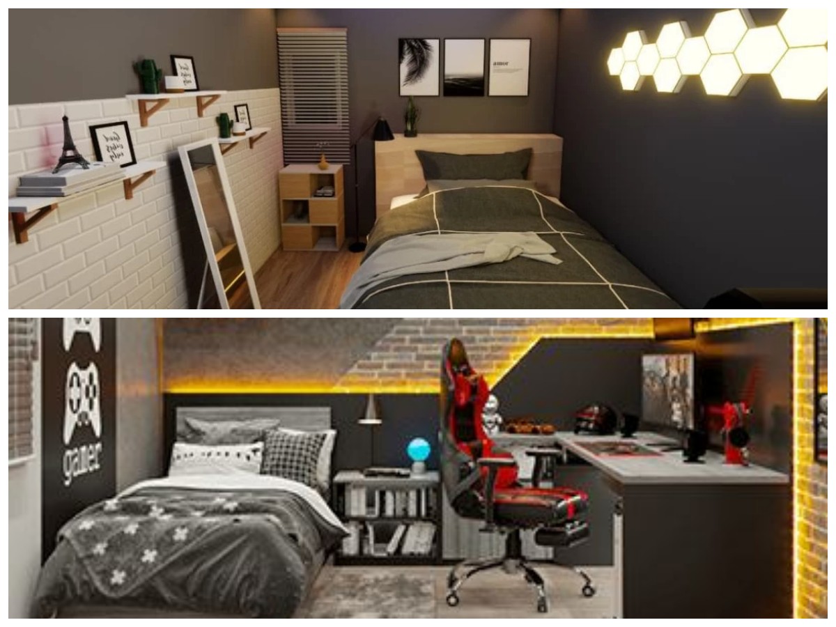 8 Inspirasi Desain Kamar Cowok Modern, Maskulin, dan Nyaman untuk Aktivitas Sehari-hari