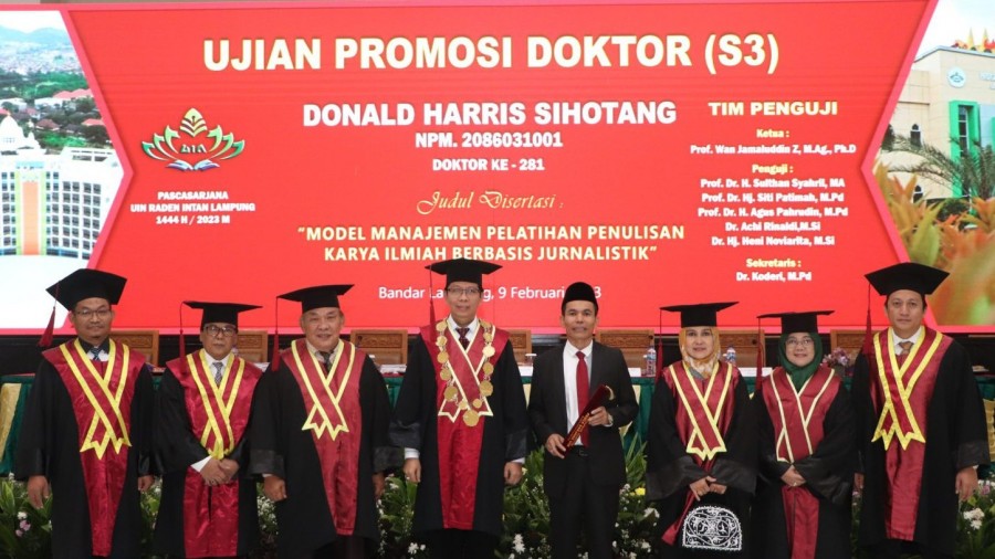 Doktor Nonmuslim Pertama Dilahirkan UIN Raden Intan Lampung