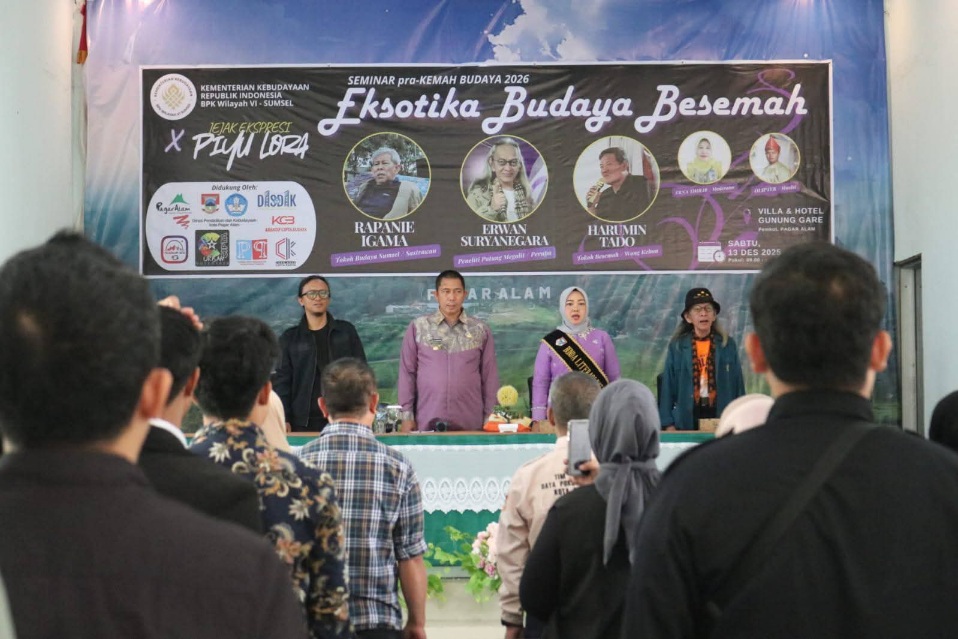 Walikota Ajak Generasi Muda Pagar Alam Lestarikan Budaya Besemah