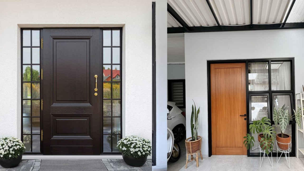 Desain Pintu Rumah Minimalis Terbaru 2025: Simpel tapi Bikin Rumah Makin Estetik!