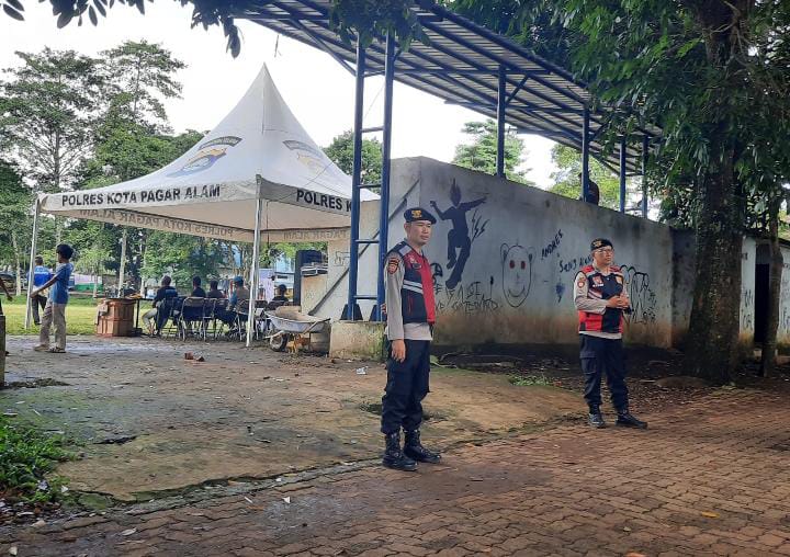 Polres Pagar Alam Amankan Hari Kedua Kapolres Cup U-42 2025, Turnamen Tetap Aman dan Kondusif
