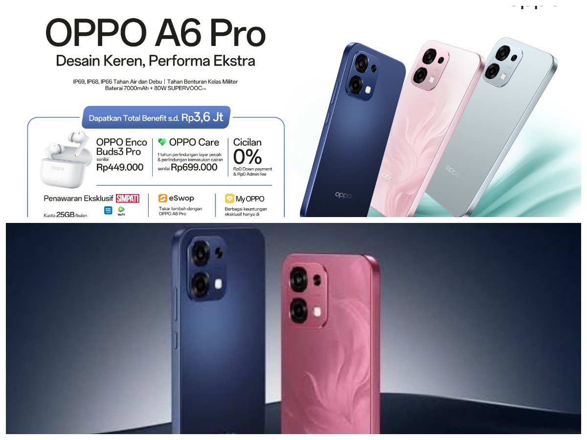 Resmi Meluncur! OPPO A6 Pro Max Usung Kamera AI Canggih dan Performa Setara Flagship