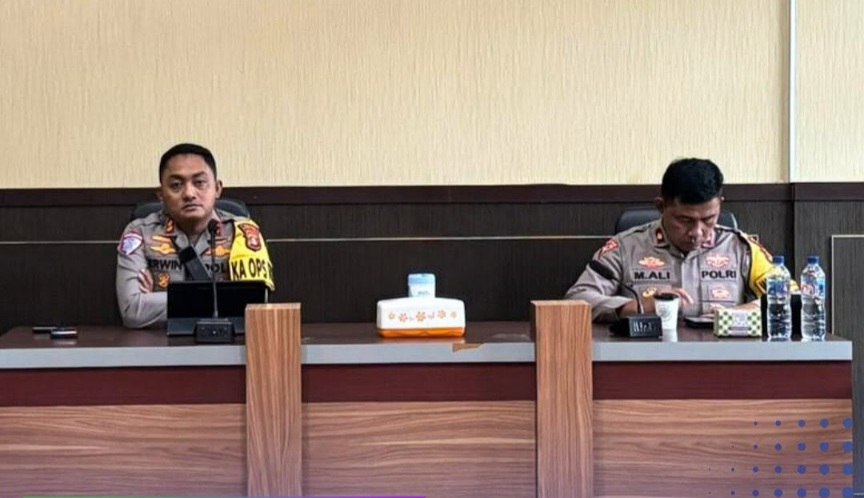 Zoom Meeting Bersama Mabes Polri, Polres Pagar Alam Evaluasi Keuangan Tahapan Pemilukada 2024