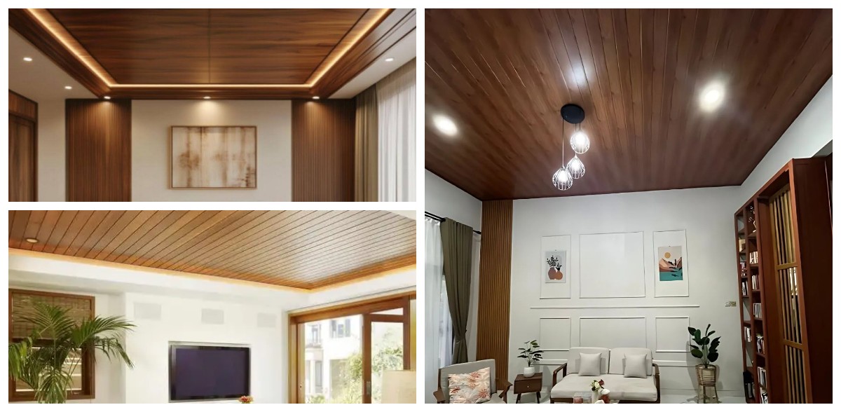 Interior Makin Hidup! 8 Inspirasi List Plafon Kayu Minimalis dan Estetik