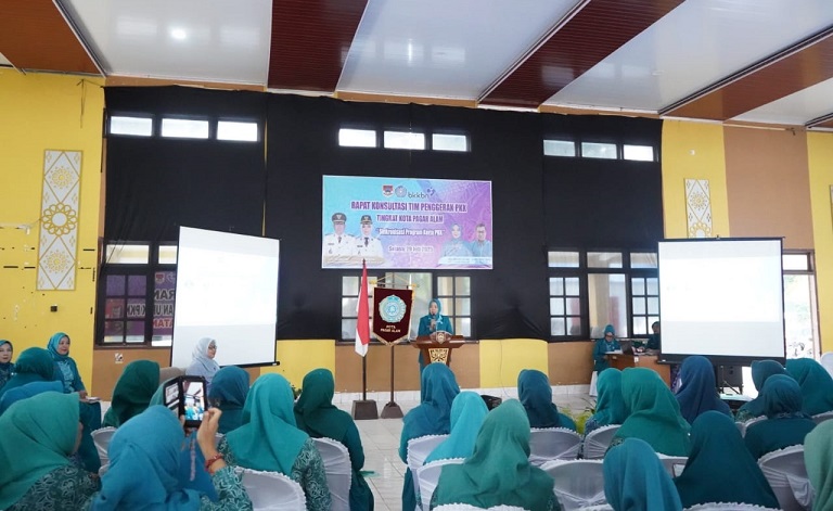 Sinkronisasi Program Kerja, TP PKK Kota Pagar Alam Gelar Rapat Konsultasi