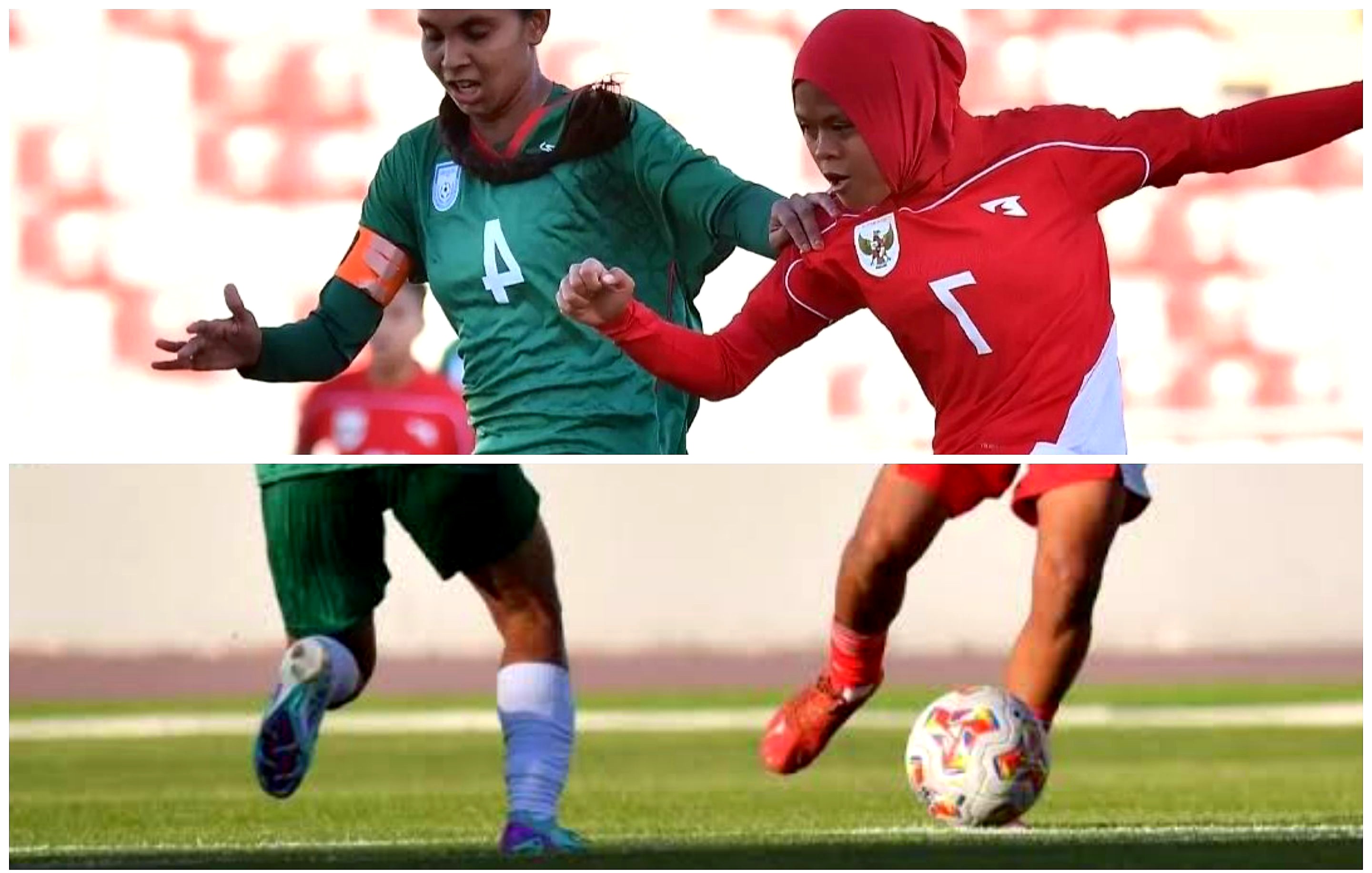 Timnas Putri Indonesia Bermain Imbang Tanpa Gol Melawan Bangladesh
