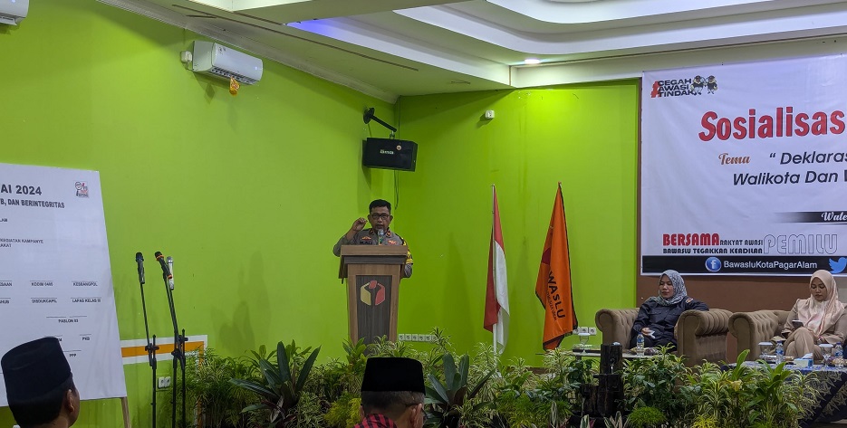 Polres Pagar Alam Komitmen Ciptakan Pilkada Aman, Damai dan Kondusif