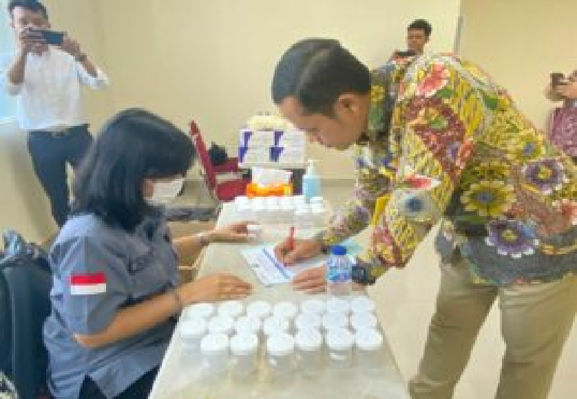 Kementerian ATR BPN Laksanakan Tes Urine bagi ASN di Lingkungannya