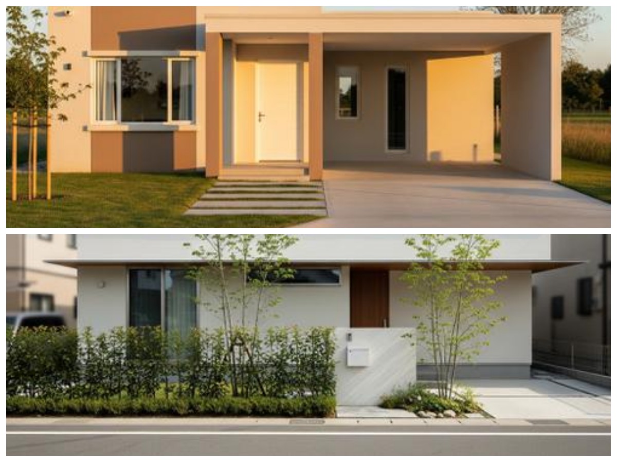 Meski di Pinggir Jalan, Rumah Sederhana Ini Tampil Estetik Berkat Desain Fasad Minimalis