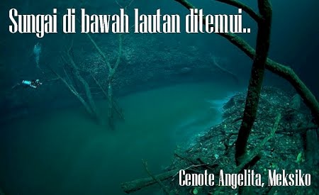 Ada Sungai Di Bawah Laut? Inilah Fenomena Keajaiban Dunia Cenote Angelita    