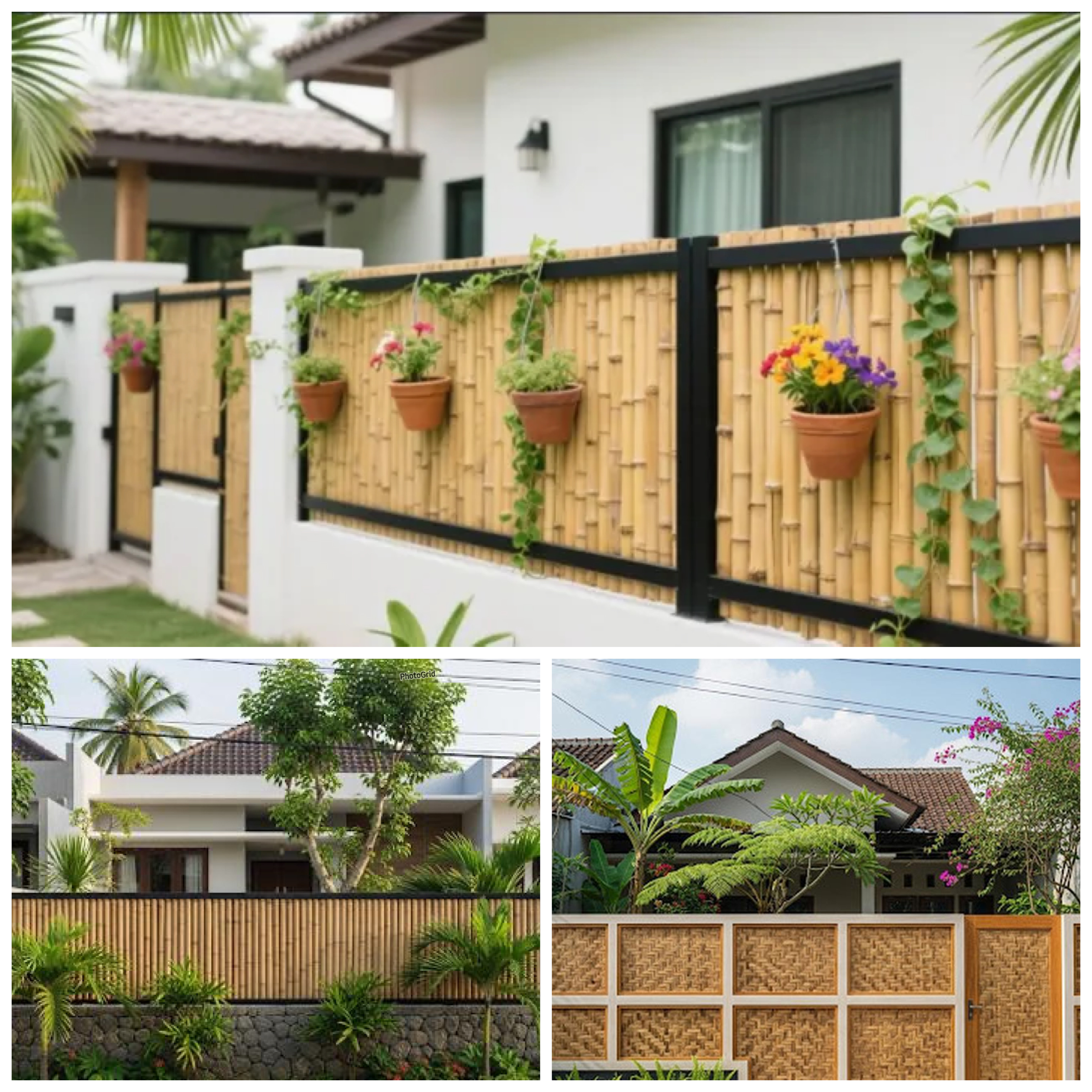 7 Inspirasi Pagar Bambu Minimalis yang Bikin Rumah Pedesaan Terlihat Estetik dan Natural!
