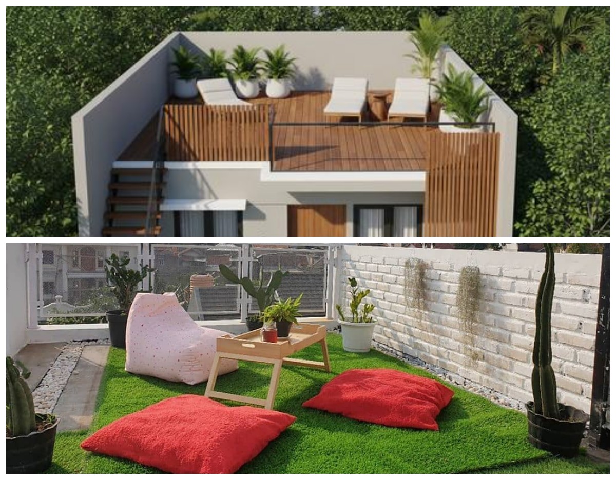 7 Ide Desain Rooftop Minimalis Rumah 2 Lantai yang Bikin Betah Nongkrong Seharian!