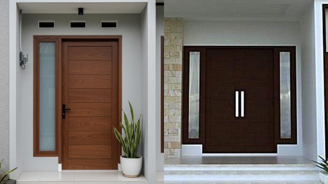 Ide Pintu Utama Estetik, Solusi Rumah Kecil Tampil Lebih Berkelas!
