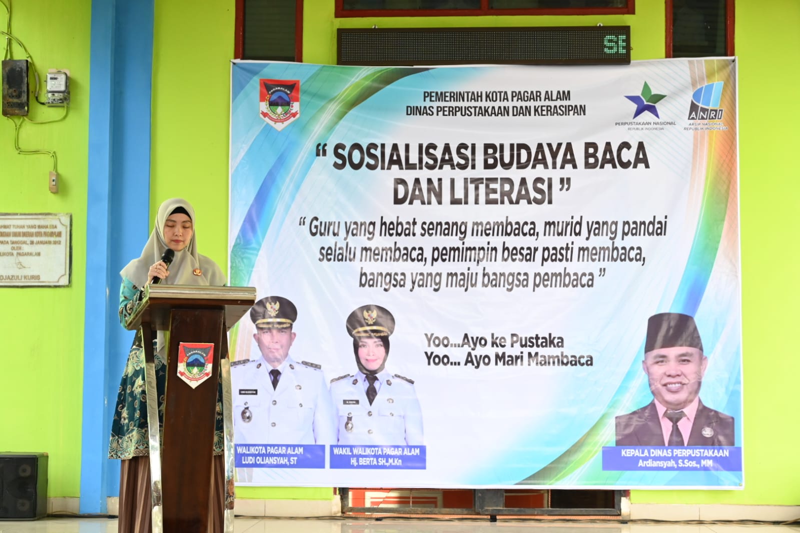Sosialisasi Budaya Baca, Ciptakan Generasi Cerdas