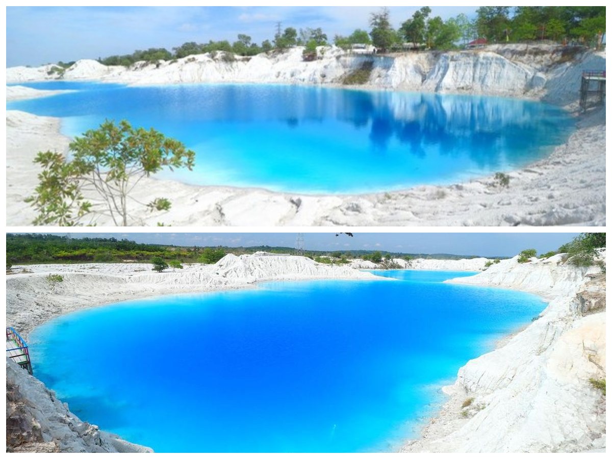 Menguak Fakta Sejarah Danau Kaolin: Permata Biru di Tengah Bekas Tambang!