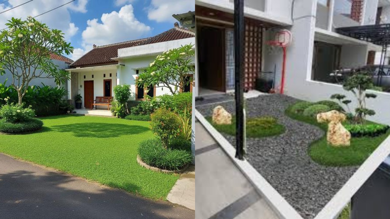 Taman Depan Rumah Tanpa Pagar, Konsep Terbuka yang Estetik dan Modern!