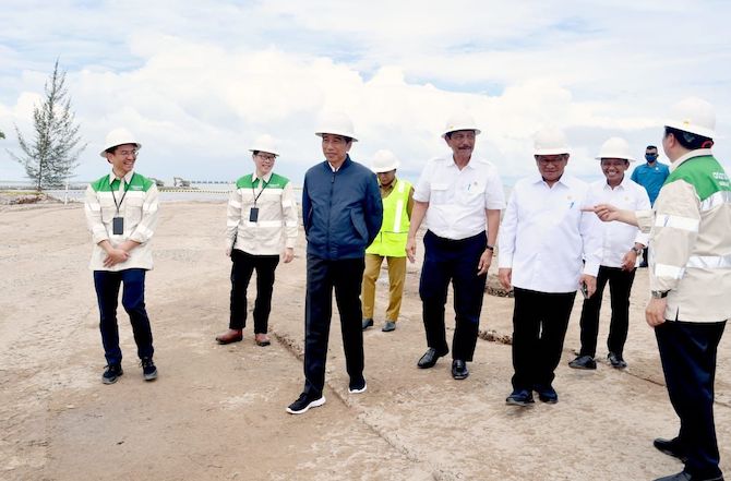 Jokowi Yakin Kawasan KIPI Jadi Industri Hijau Terbesar di Dunia