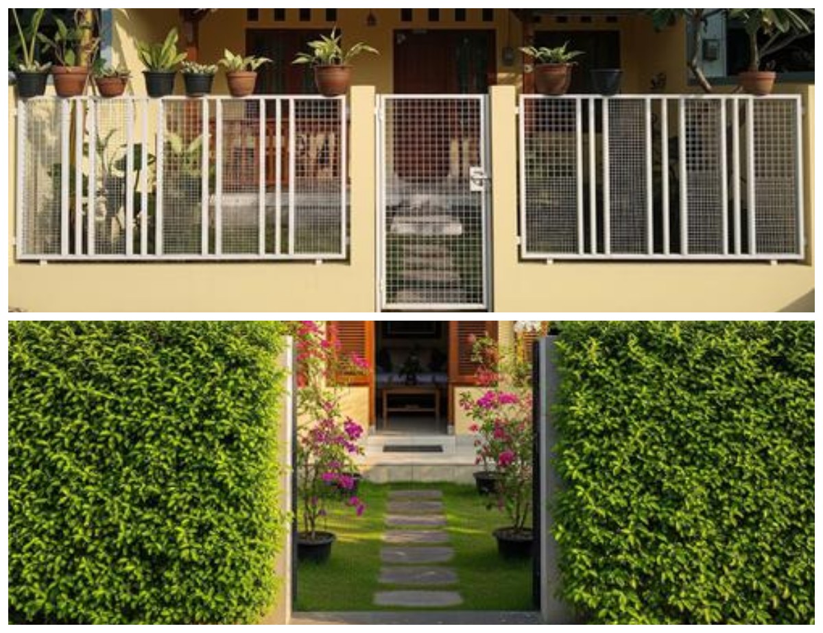 9 Model Pagar Rumah Kecil di Desa yang Memberikan Kesan Luas dan Modern di Tahun 2026