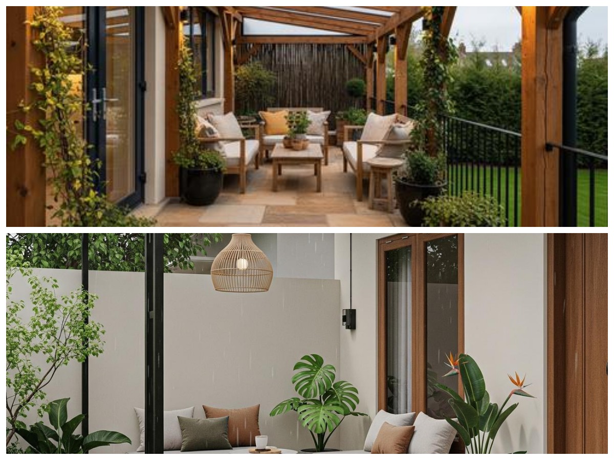 Teras Kecil Tetap Keren Saat Musim Hujan, Ini 9 Konsep Outdoor Modern