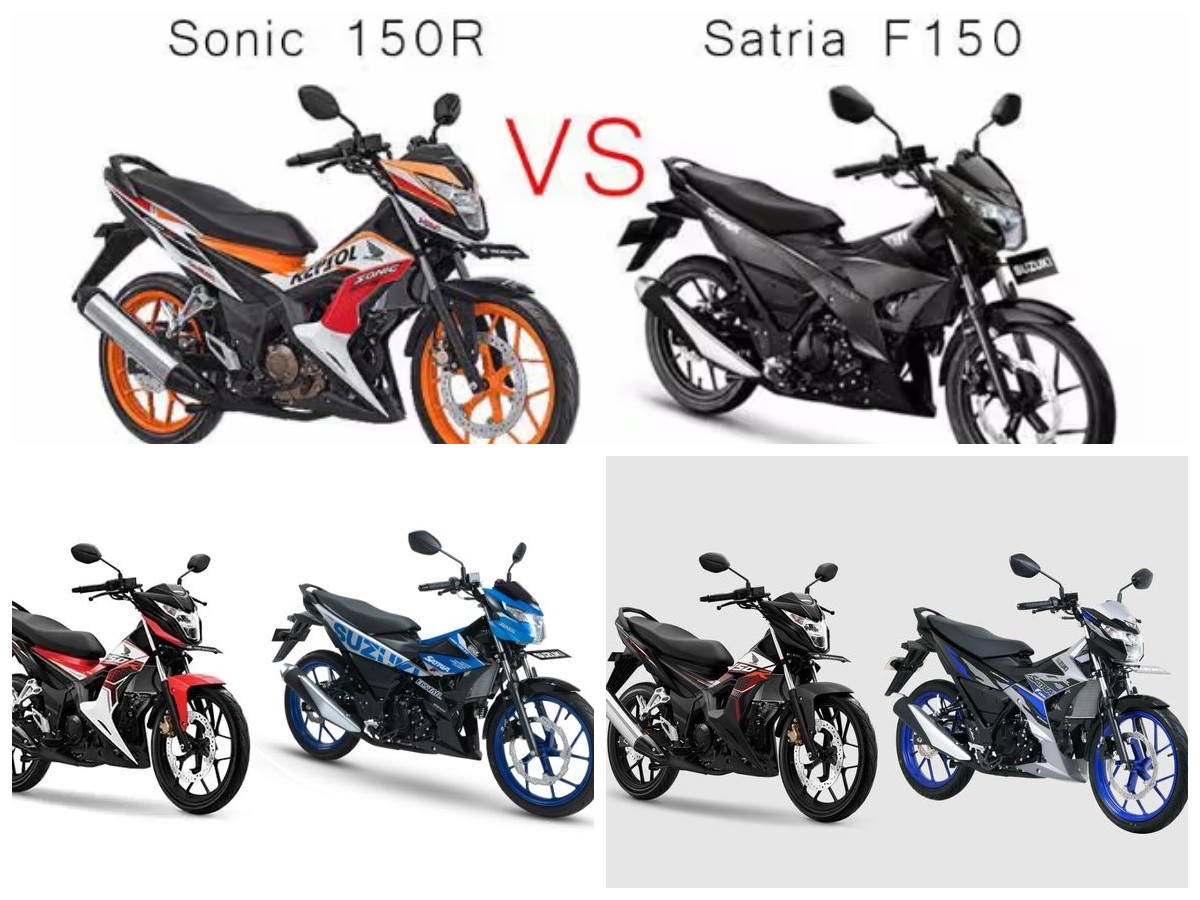 Satria F150 vs Sonic 150R: Siapa Raja Bebek Super 2025? Ini Perbandingan Lengkapnya!